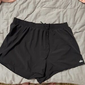Worn Twice Size Large Alo Athletic shorts with built in lining
